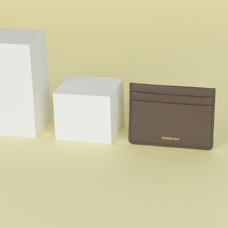OPLE CARD WALLET - TAUPE